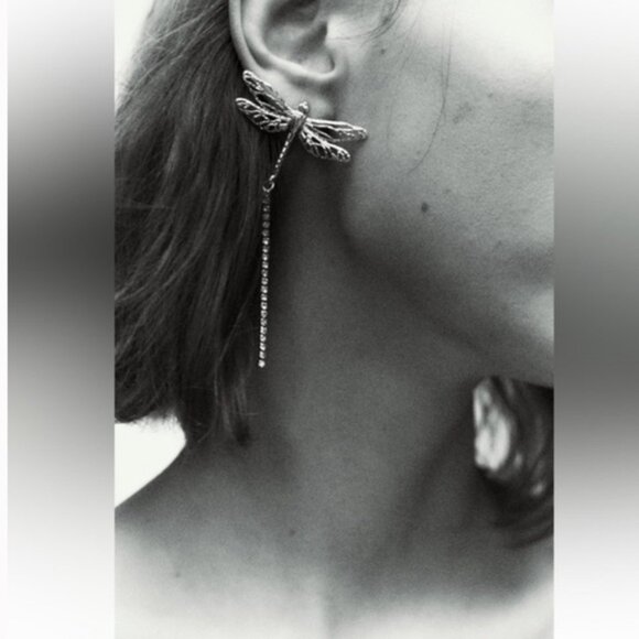 ZARA DRAGONFLY EARRINGS ✨🔥🔥❤️ - Picture 2 of 4